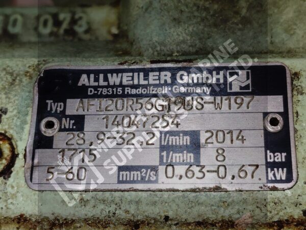 Allweiler Pump AFI20R56G19US-W197