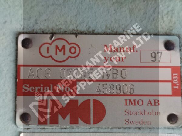 IMO Pump ACG 070N5 IVB0