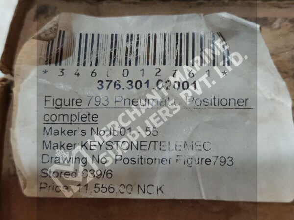 KEYSTONE Figure 793 Pneumatic Valve Positioner