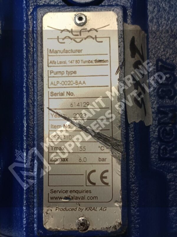Alfa Laval ALP-0020-BAA Triple Screw Pump (2 Pcs)
