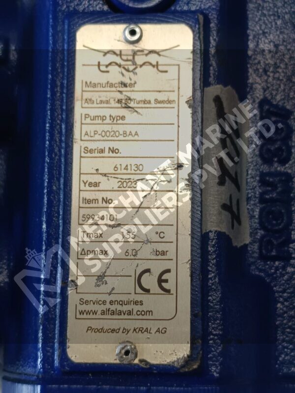 Alfa Laval ALP-0020-BAA Triple Screw Pump (2 Pcs)